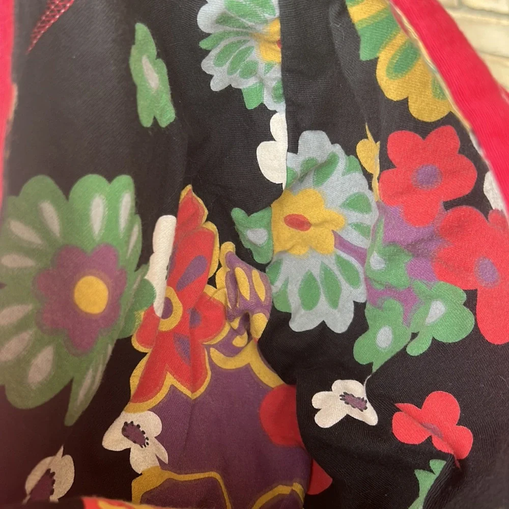 Lucky Brand Vintage Inspired Full Zip Jacket Sweatshirt Hoodie Peace Sz S Red - Picture 7 of 16